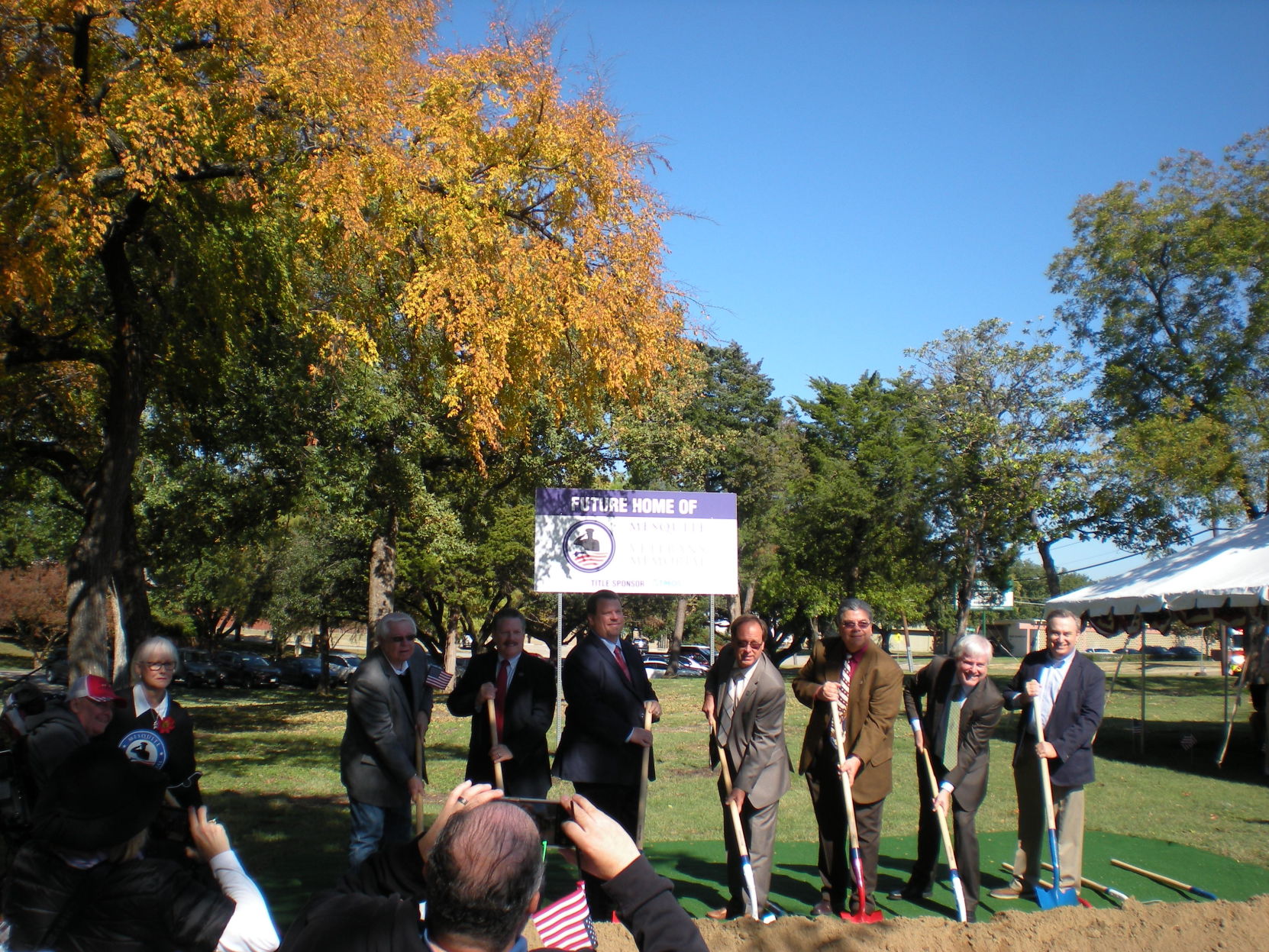 Mesquite breaks ground on new Veterans Memorial